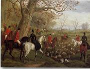 unknow artist Classical hunting fox, Equestrian and Beautiful Horses, 075. Germany oil painting artist